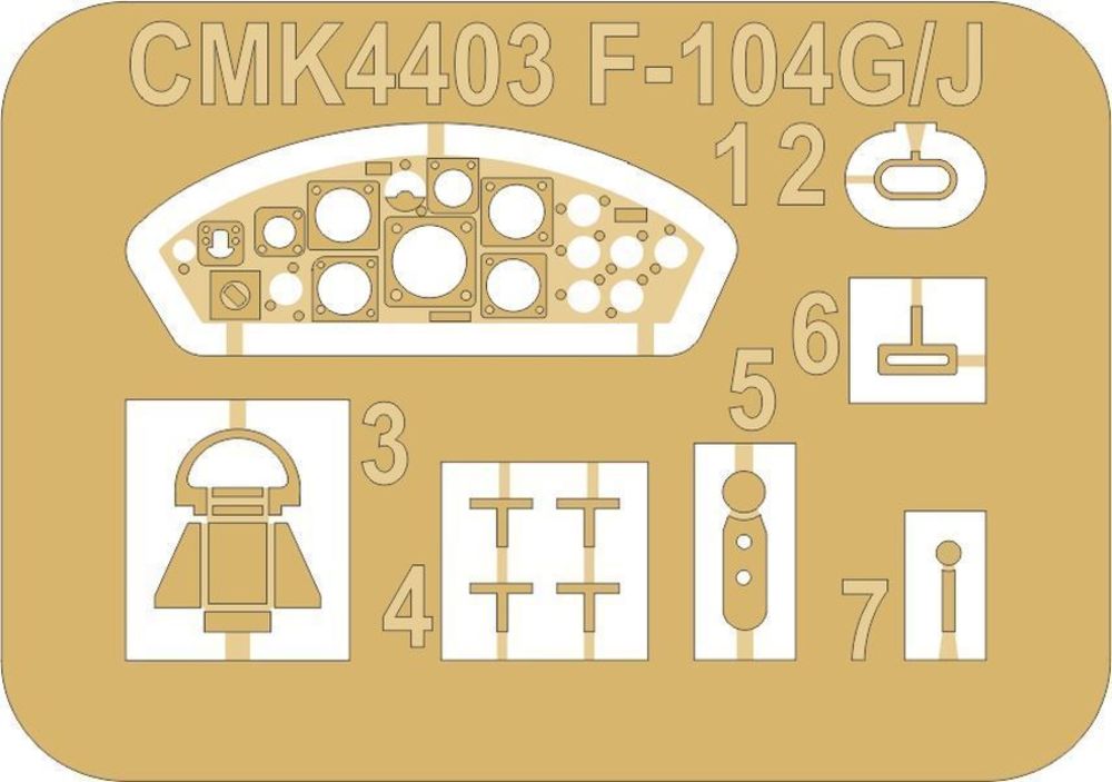 F-104G/J Starfighter Cockpit + C2 Ejection Seat for Kinetic