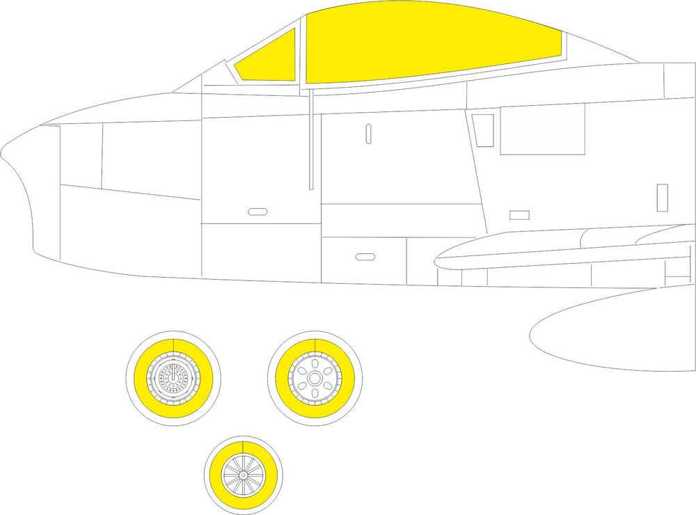 Sabre F.4 TFace 1/48 for AIRFIX