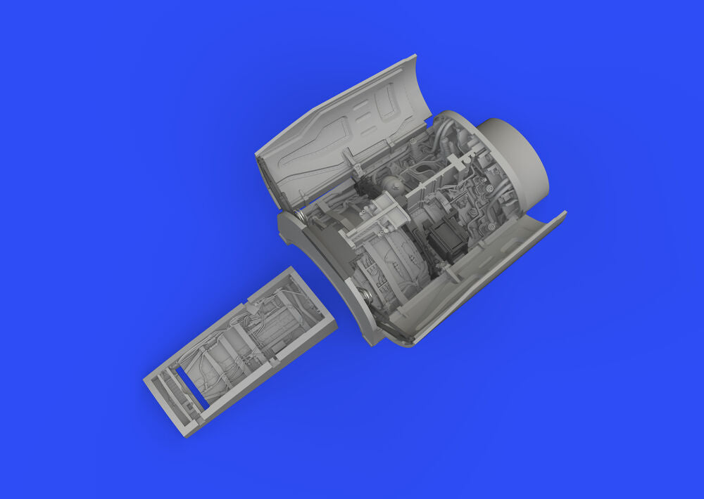 F-16C wheel bays early PRINT 1/48 KINETIC