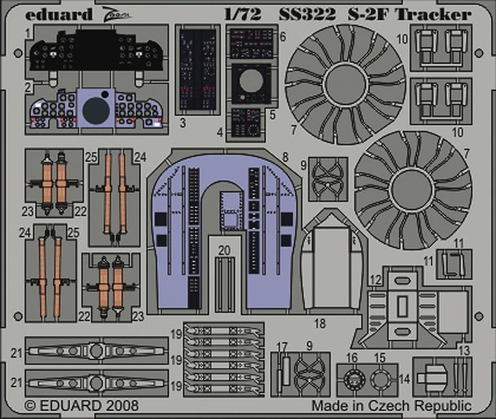 S-2F F��r Hasegawa Bausatz