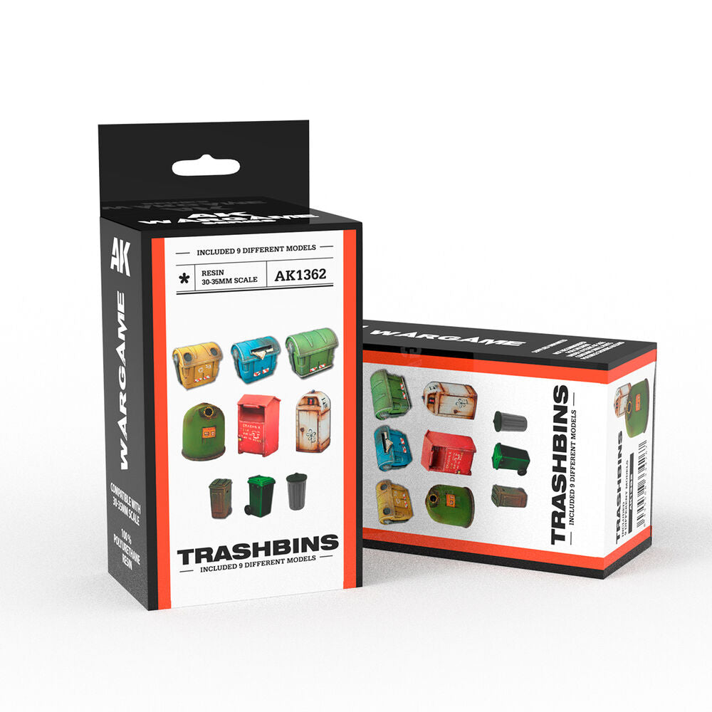 TRASHBINS SCENOGRAPHY WARGAME SET (30-35MM)