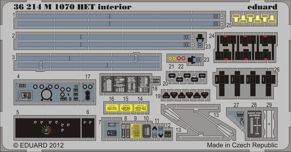 M 1070 HET interior for Hobby Boss