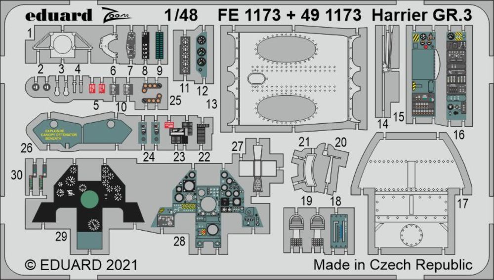 Harrier GR.3 1/48 for KINETIC