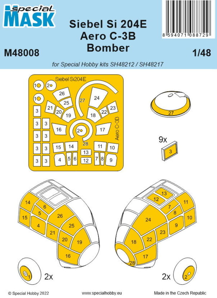 Siebel Si 204E/Aero C-3B Bomber MASK