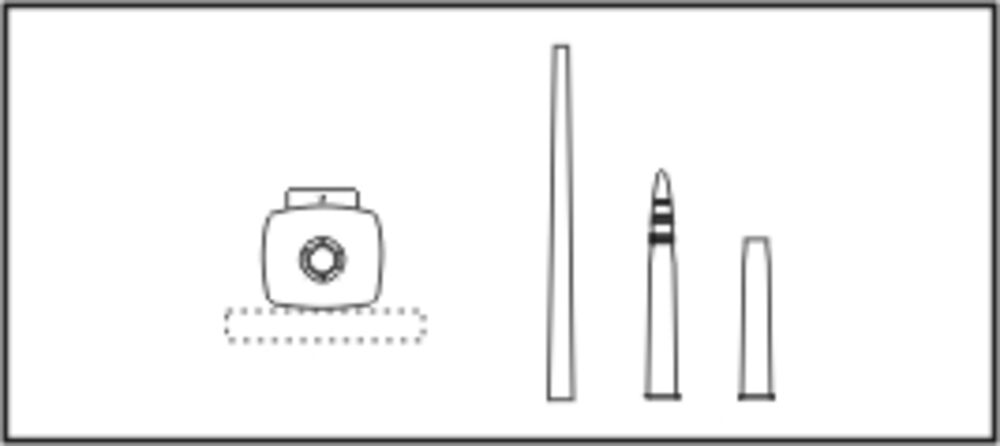 Su-85 M 85 mm D-5S gun mit Patronen