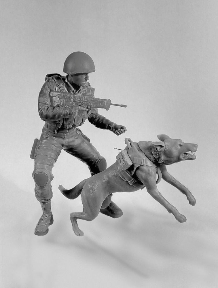 IDF K-9 Unitz OKETZ with dog