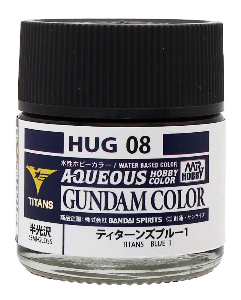 Mr Hobby -Gunze AQUEOUS GUNDAM COLOR (10ml) TITANS BLUE 1