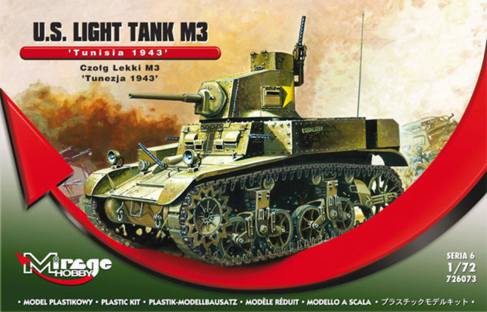 U.S. Light Tank M3 Tunisia 1943