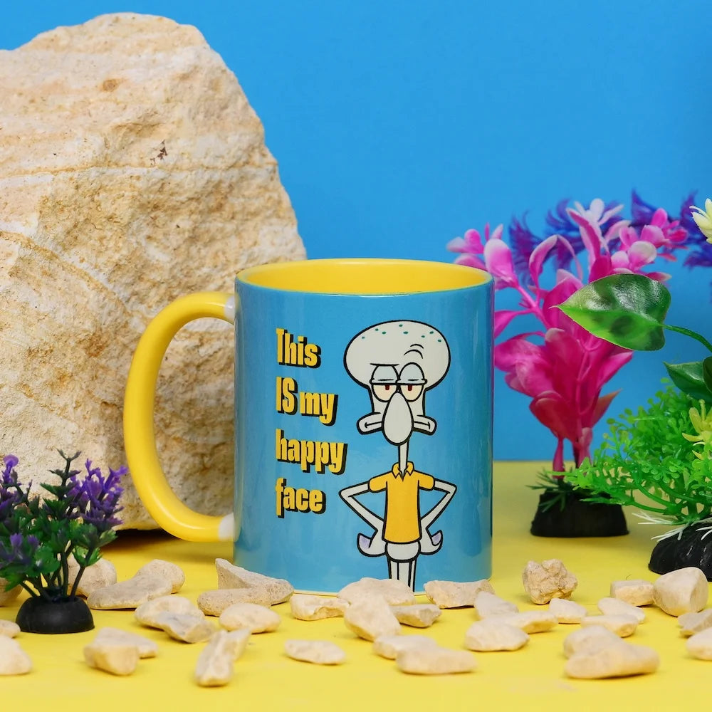 SPONGEBOB - My Happy Face - Inner Colored Mug - 11oz