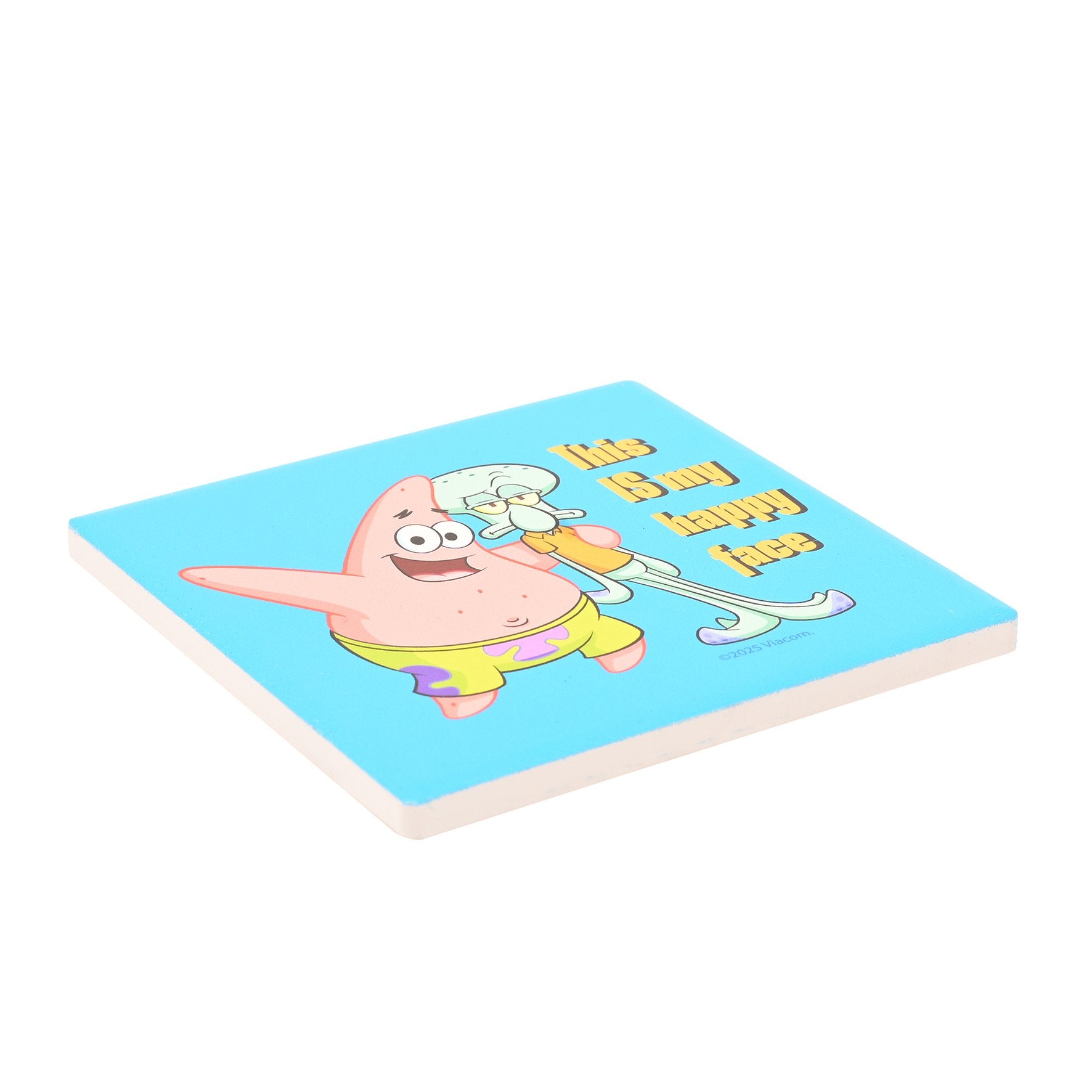 SPONGEBOB - My Happy Face - Ceramic Square Coaster