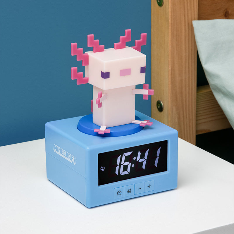 MINECRAFT - Axoloti - Icon Lamp Alarm Clock 4,7inch