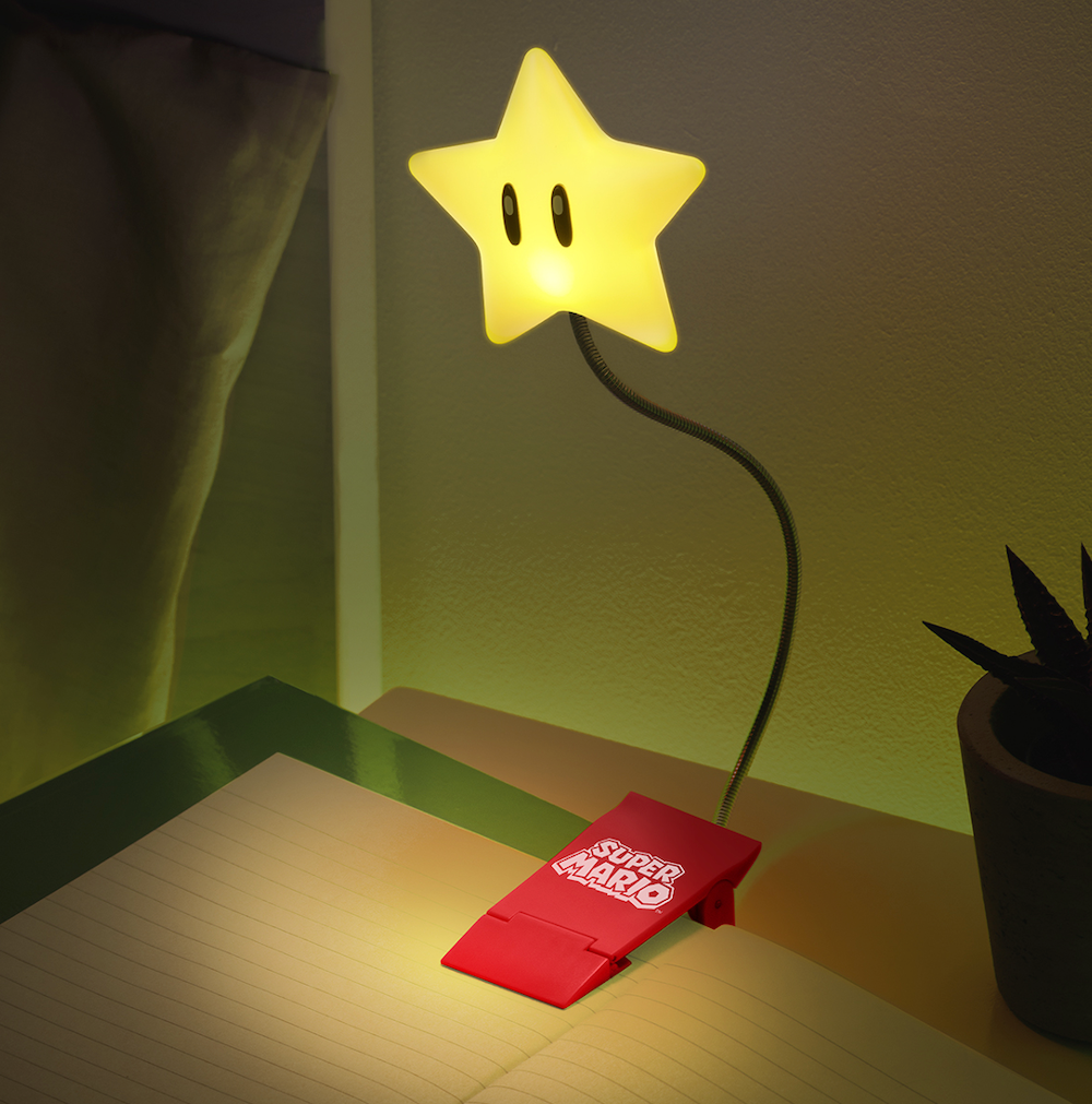 SUPER MARIO - Super Star - Book Light 19cm
