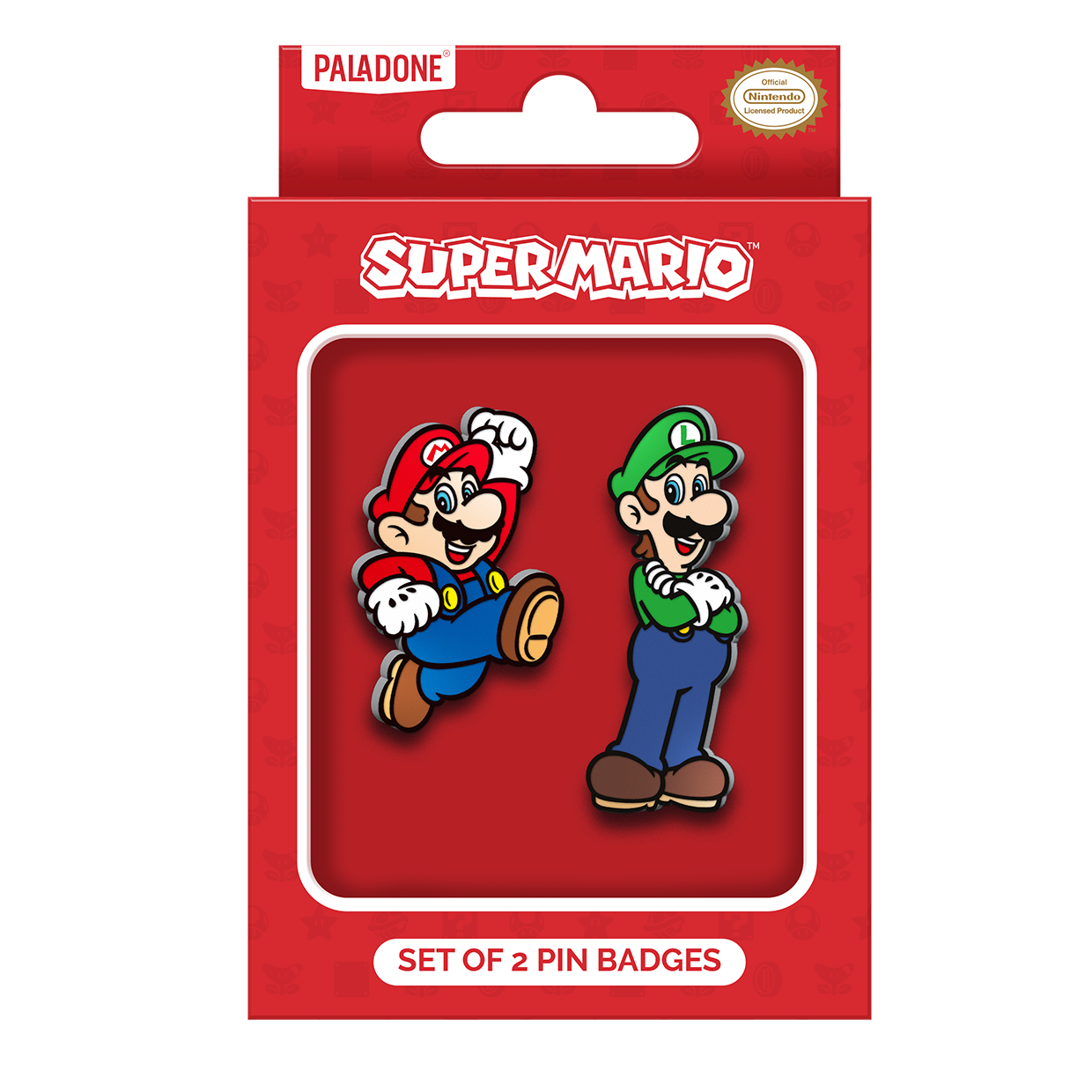 SUPER MARIO - Set of 2 Enamel Pin Badge