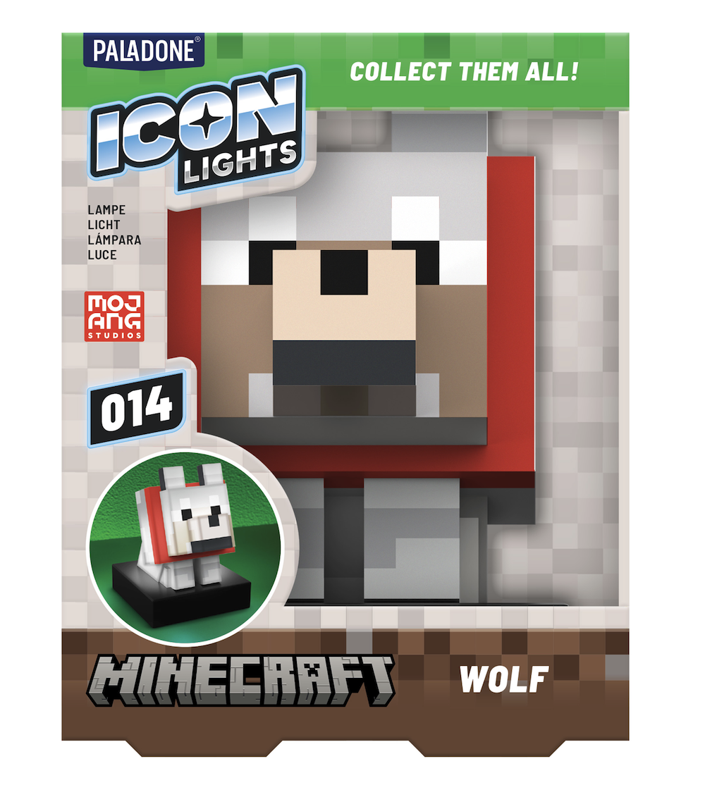 MINECRAFT - Wolf - Icon Lamp 4,3inch