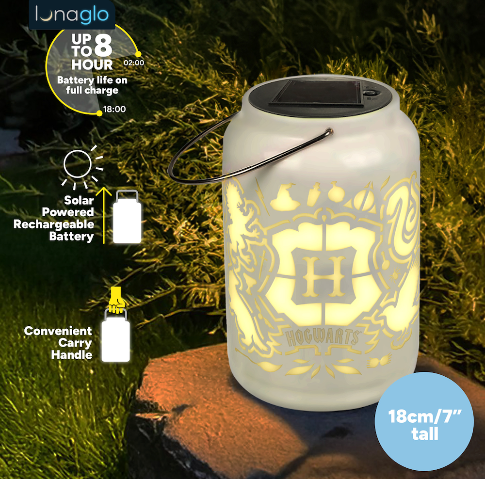 HARRY POTTER - Hogwarts - 'LunaGlo' Outdoor Projection Solar Lantern
