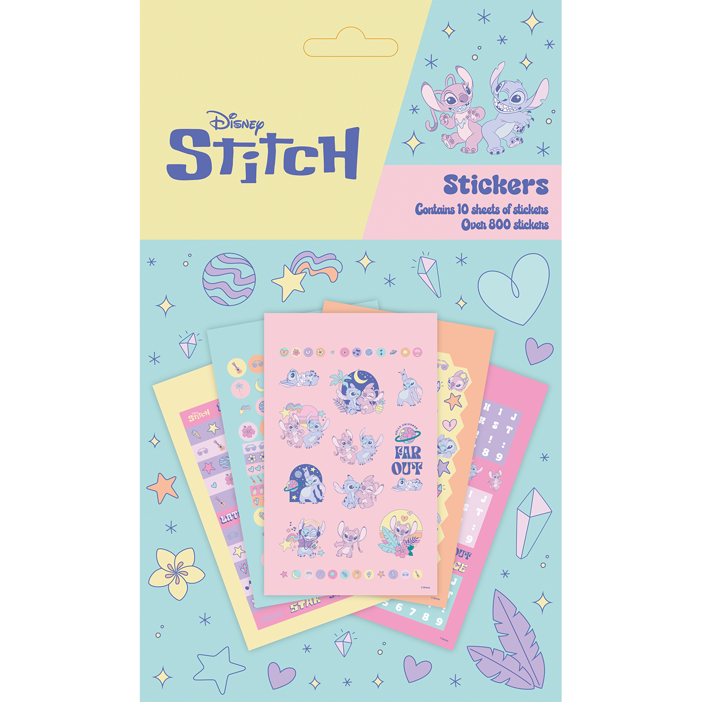 STITCH & ANGEL - Space Rocks - Stickers Pack 800pc