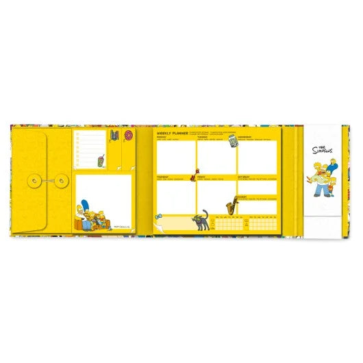 THE SIMPSONS - Weekly Planner + Bloc Note