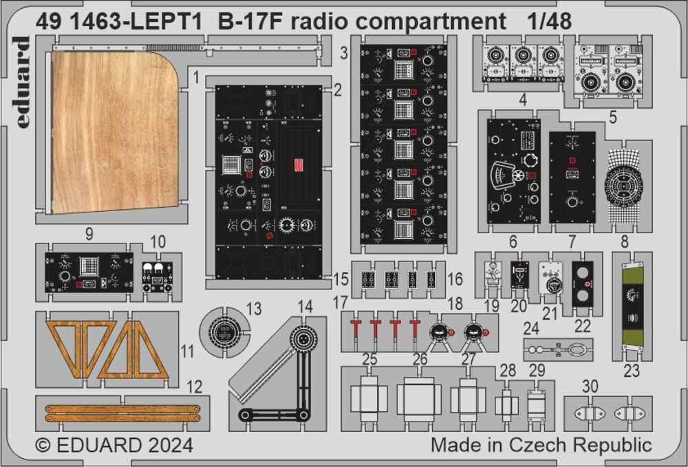 B-17F radio compartment 1/48