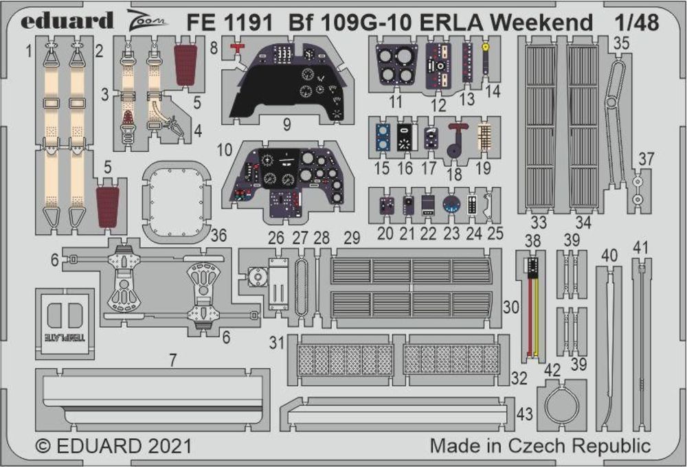 Bf 109G-10 ERLA Weekend 1/48 for EDUARD