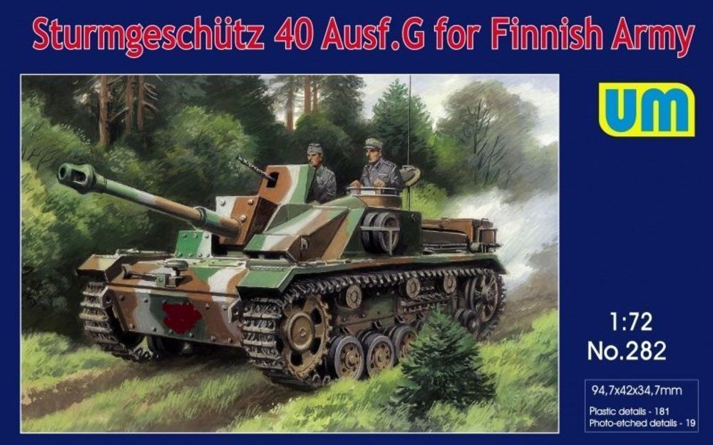 Sturmgeschutz 40 Ausf.G for Finnish Army