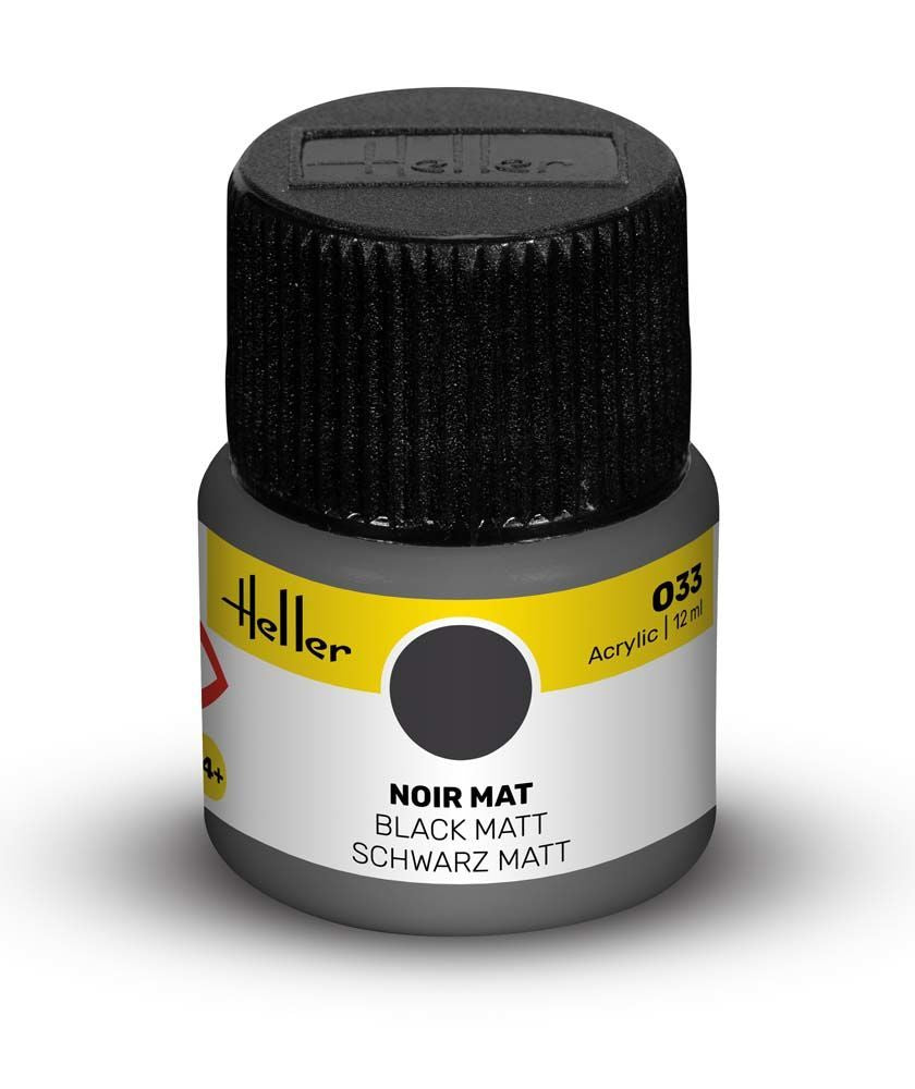 Peinture Acrylic 033 noir mat