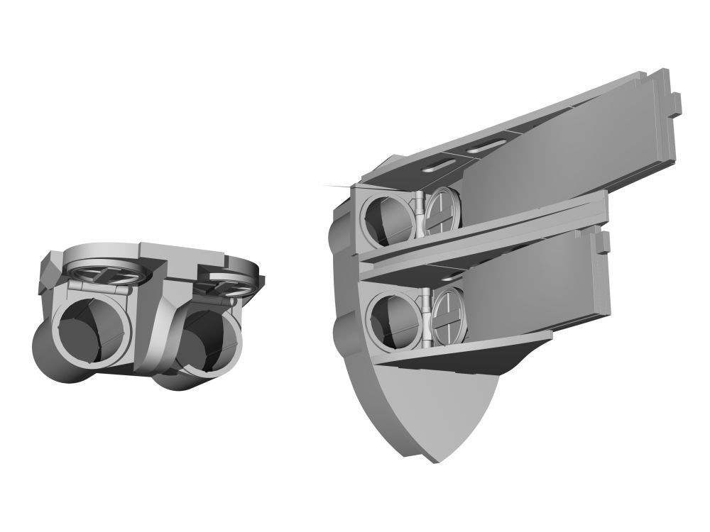 U-Boot IX Open Front&Rear Torpedo Muzzle Doors