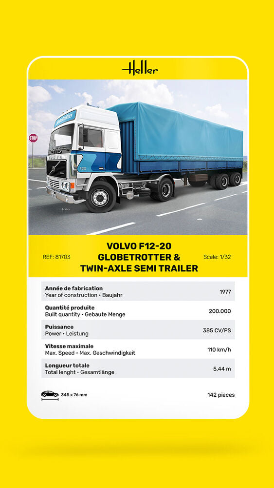 F12-20 Globetrotter & Twin-Axle Semi trailer