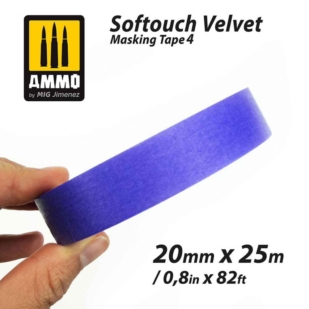 Softouch Velvet Masking Tape 4 (20mm x 25M)��