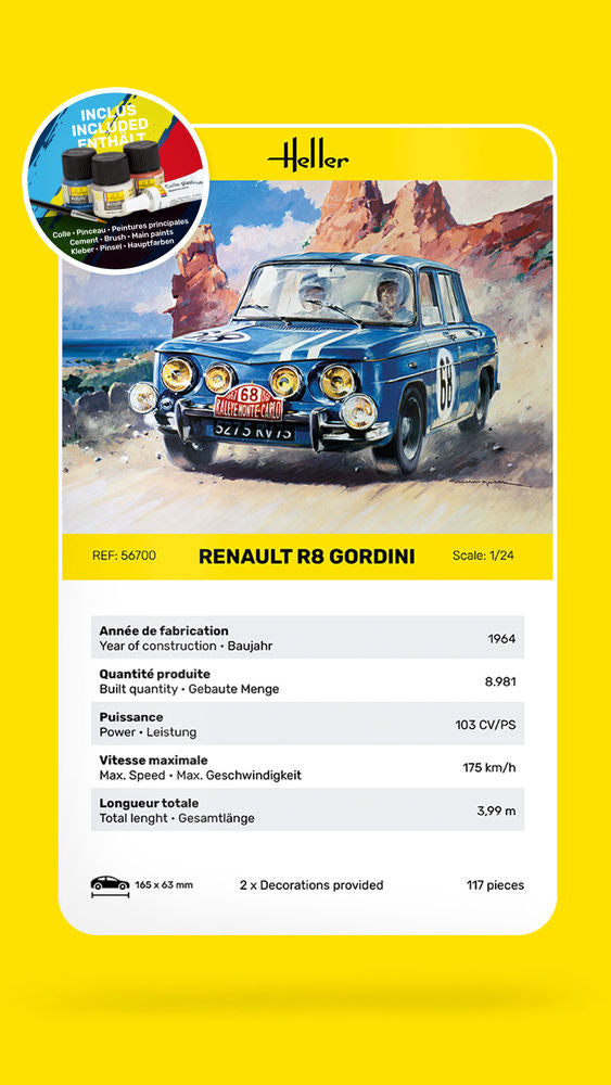 STARTER KIT Renault R8 Gordini