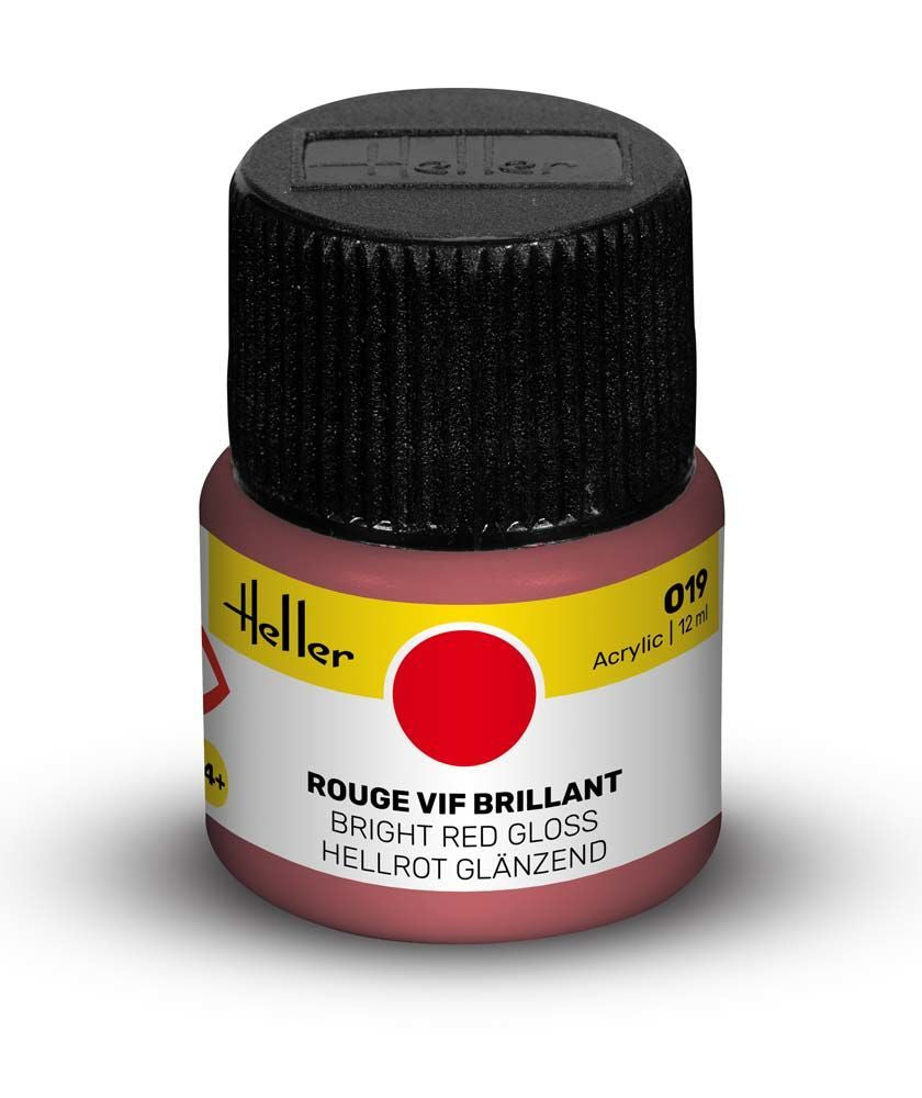 Peinture Acrylic 019 rouge vif brillant