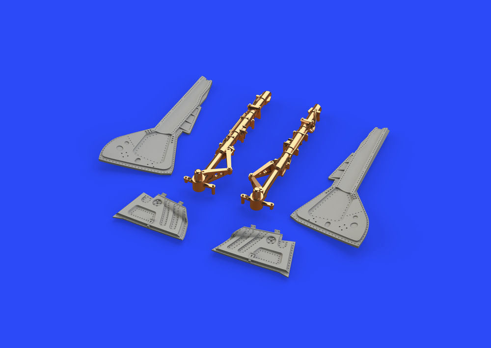 Fw 190A-5 undercarriage legs BRONZE f.Ed