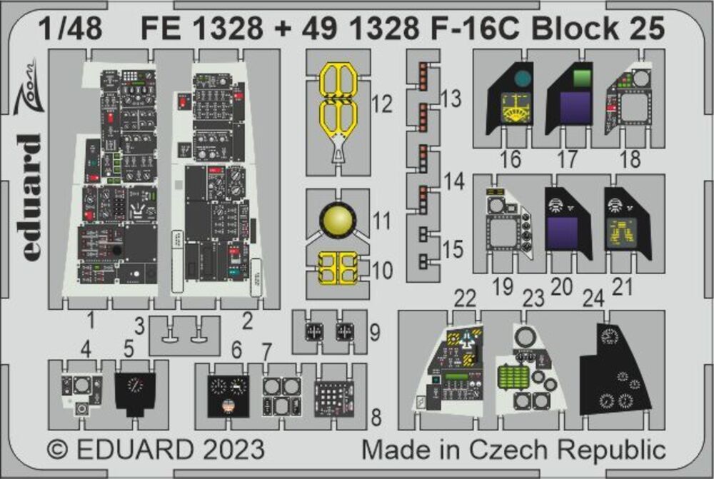 F-16C Block 25 1/48 for KINETIC