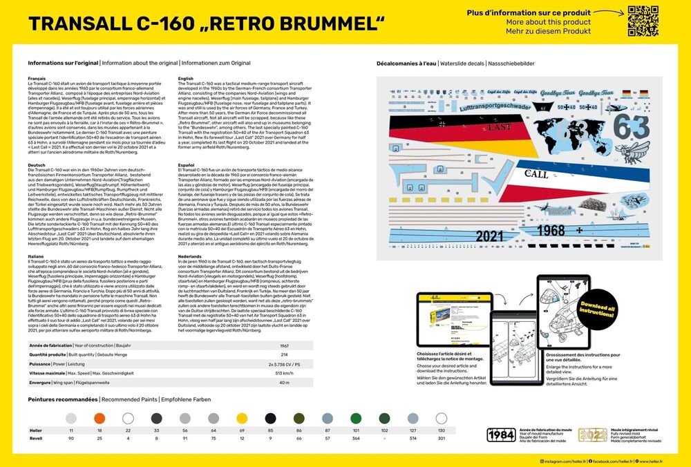 STARTER KIT TRANSALL C-160 RETRO BRUMMEL