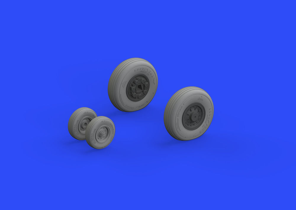 F-14A wheels early for Tamiya