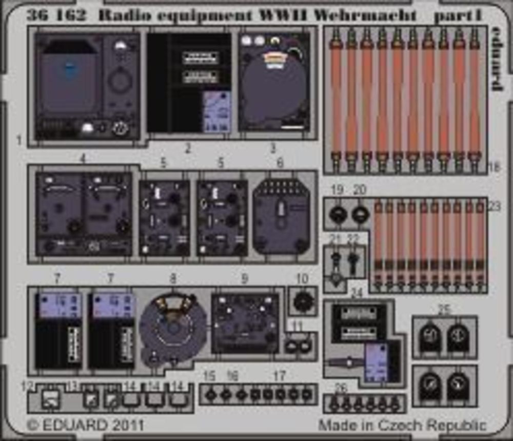 Radio equipment WWII Wehrmacht - colour