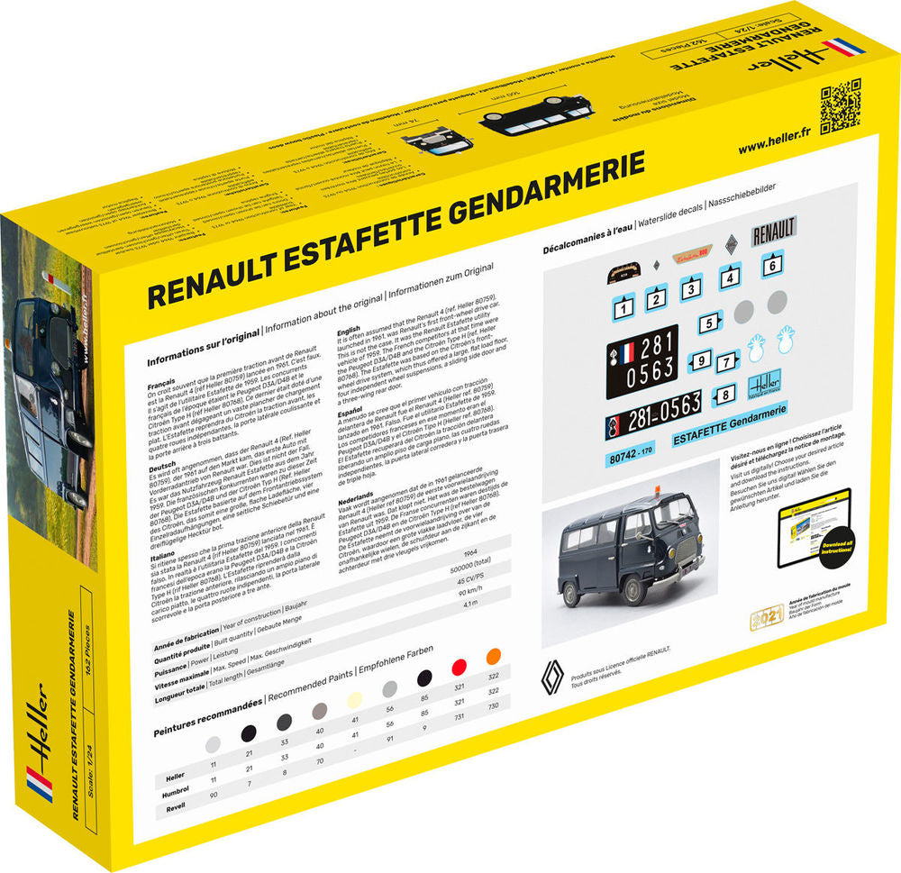 STARTER KIT Renault Estafette Gendarmerie