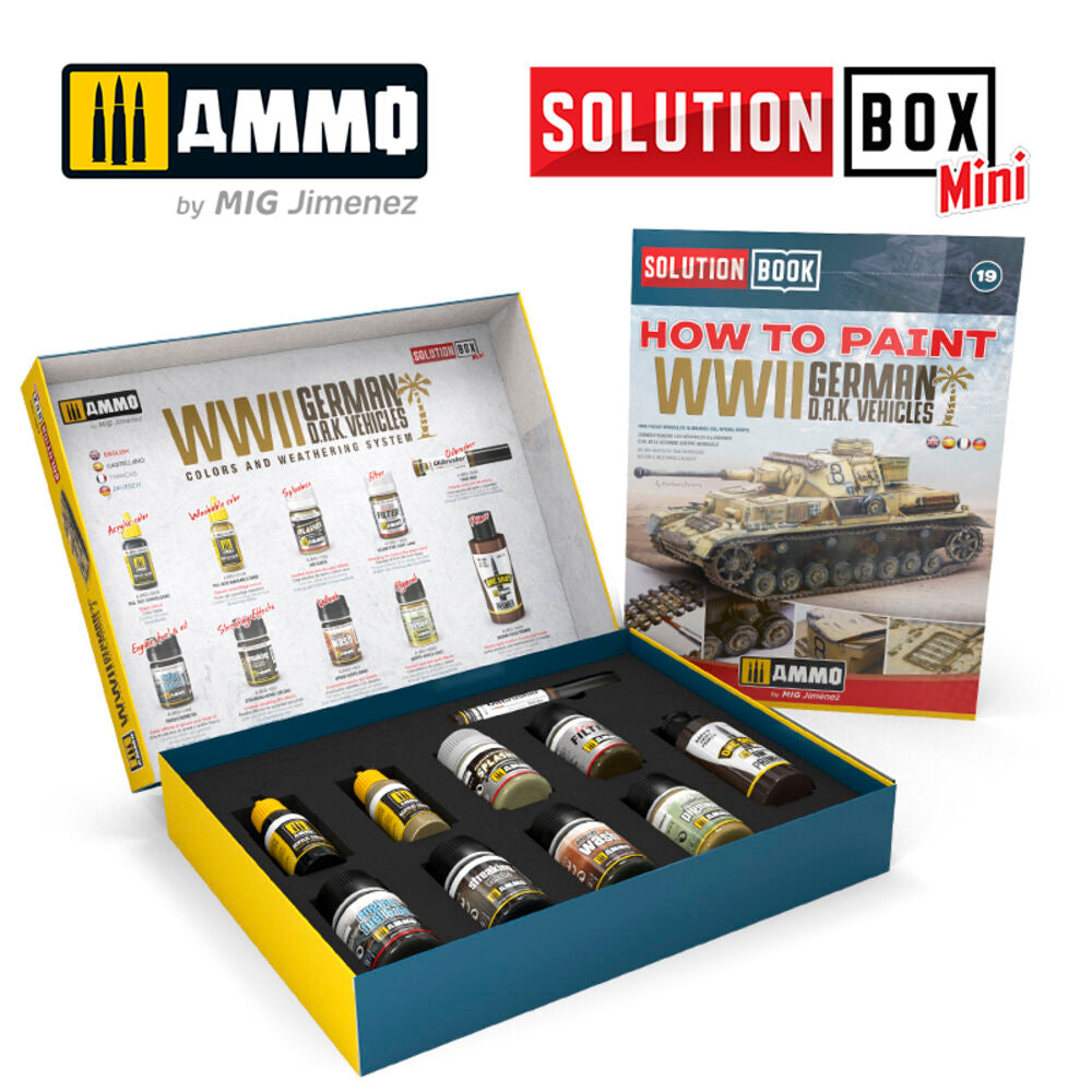 SOLUTION BOX MINI 19 - WWII German D.A.K. Vehicles