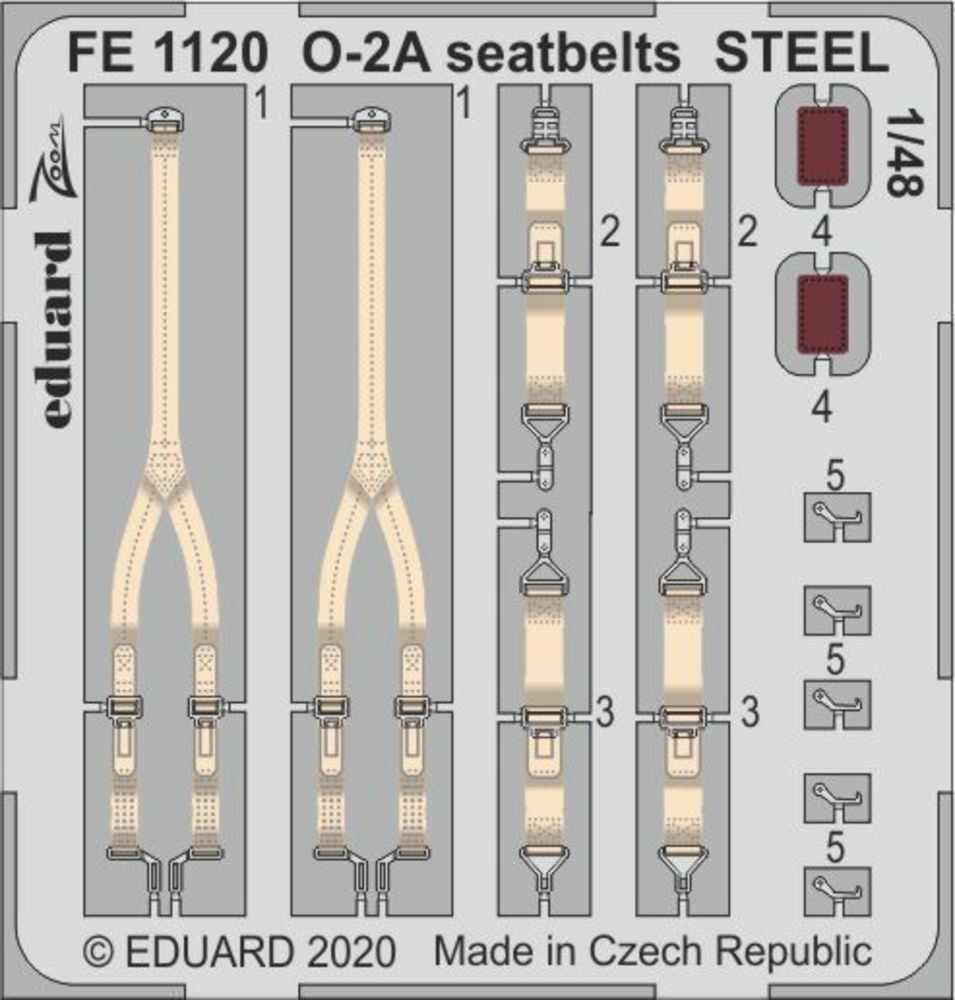 O-2A seatbelts STEEL for ICM