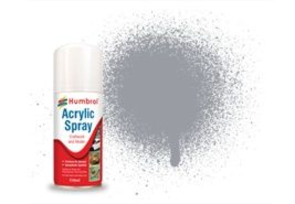 HUMBROL ACRYLIC HOBBY SPRAY 150ML No 64 Grey