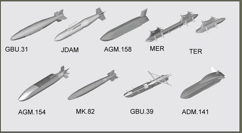 US aircraft weapons - Guided Bombs