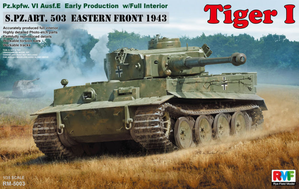 Tiger I Early Production w/Full Interior