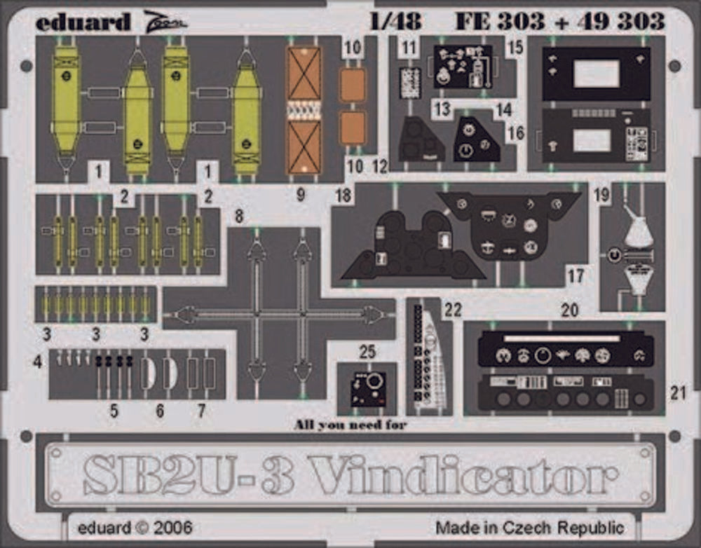 SB2U-3 Vindicator f��r Accurate Miniatures Bausatz