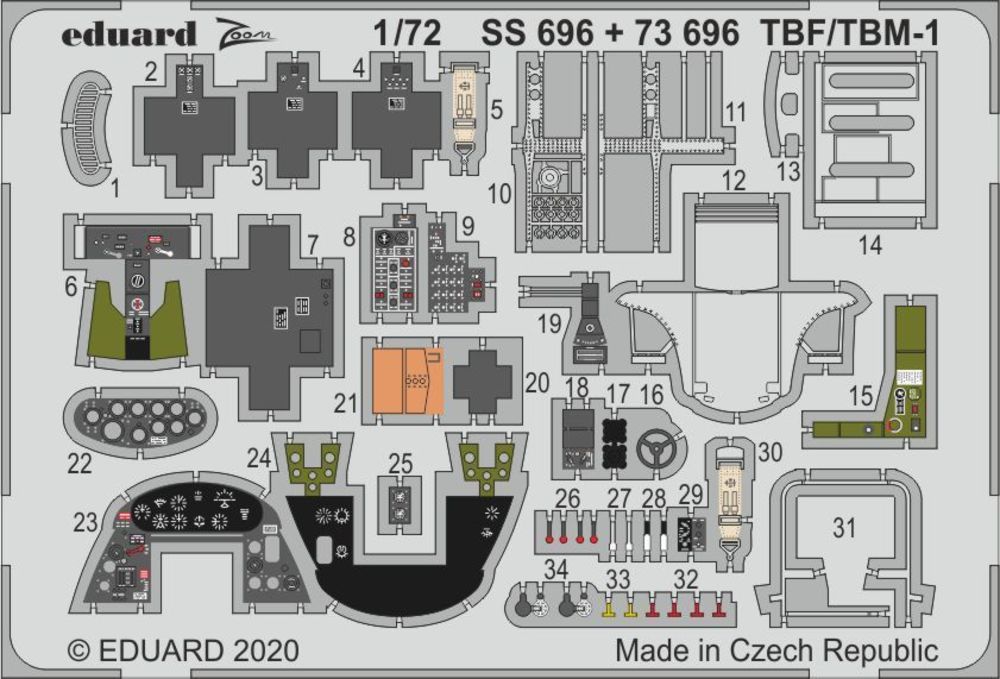 TBF/TBM-1 Avenger for Hasegawa