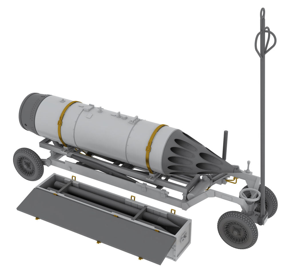 Rocket launcher B-8M1 and loading cart