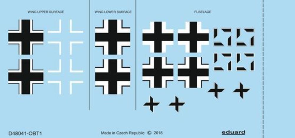 Fw 190A-3 national insignia for Eduard