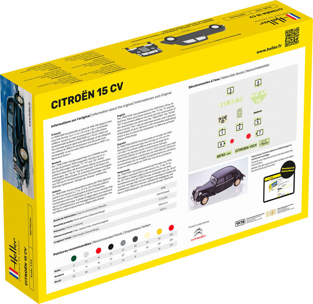 STARTER KIT Citroen 15 CV