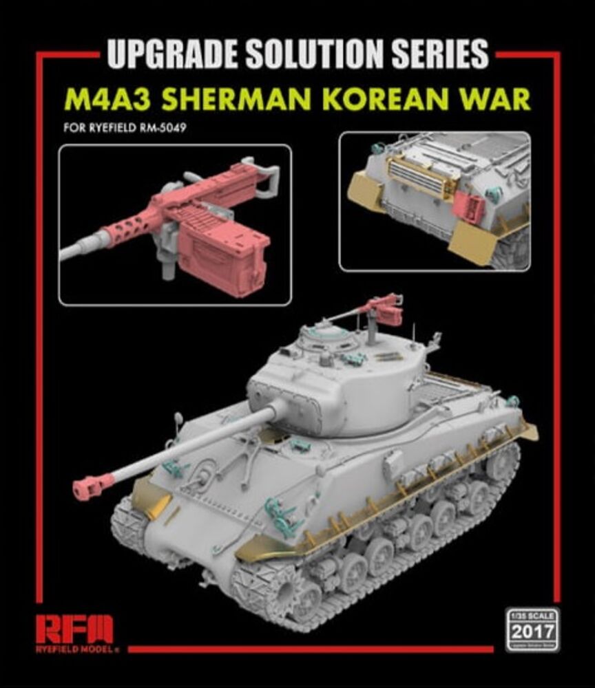 Upgrade set for 5049 M4A3 76w hvss Sherman