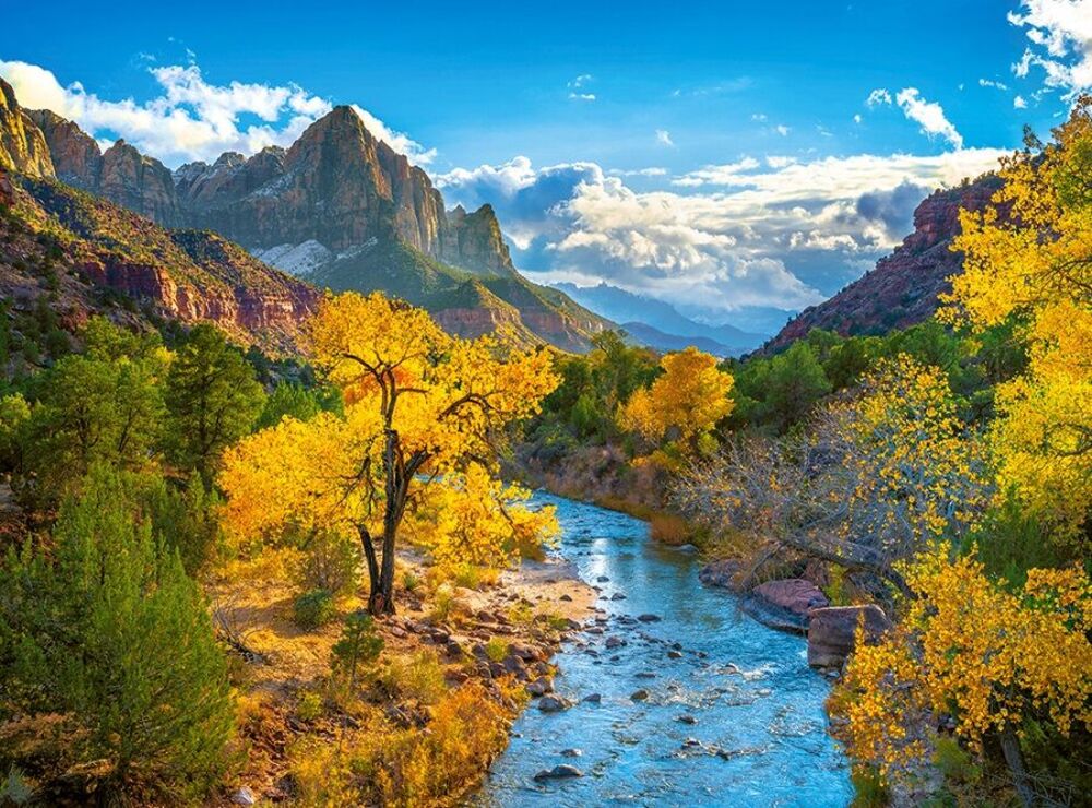 Autum in Zion National Park, USA Puzzle 3000 Teile