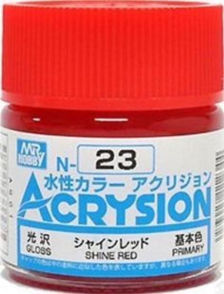 Mr Hobby -Gunze Acrysion (10 ml) Shine Red