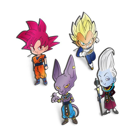 DRAGON BALL SUPER - Set of 4 Pin's